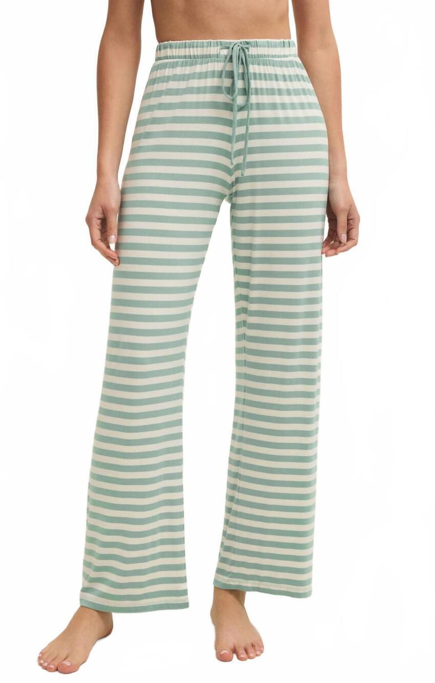 NEW Z SUPPLY so sweet striped pants in crystal green